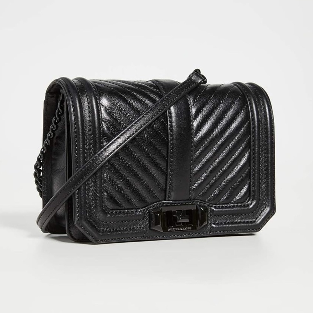 Rebecca Minkoff Black Quilted Crossbody Bag